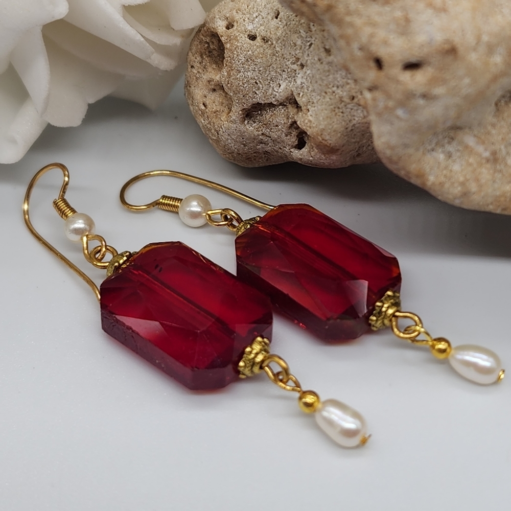 🔥10 for $30🔥 bundle for SUPER DEAL European Crystals Gold Earrings Pearls